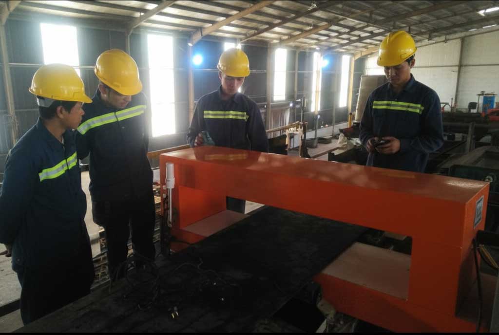Survey lokasi sebelum pemasangan Metal Detector COSO SEC 1200 - SUPPLIER METAL DETECTOR INDONESIA