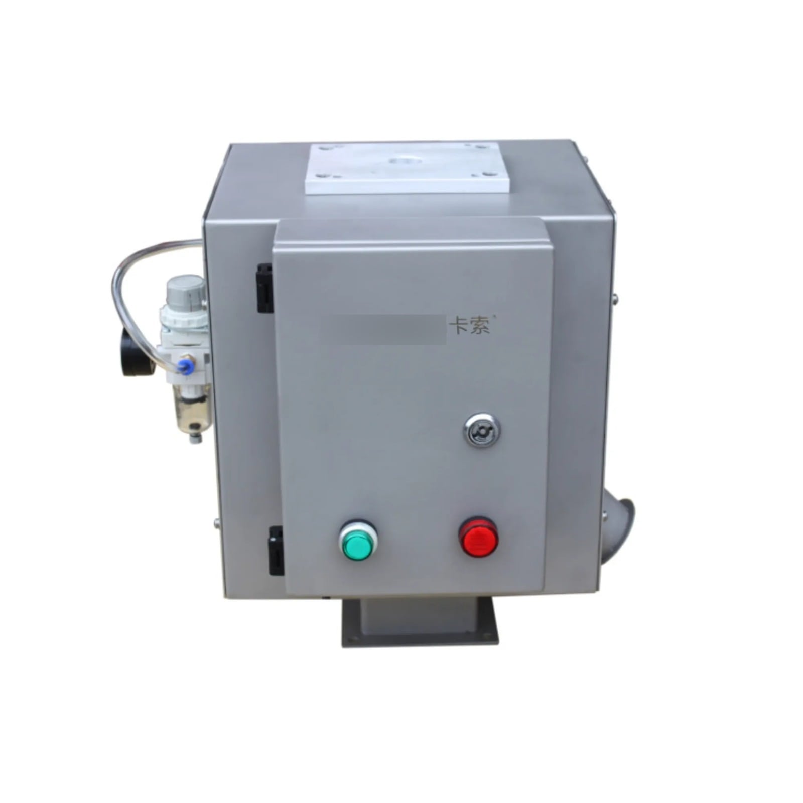 Unit gravity metal separator untuk aliran produk bubuk dan granular